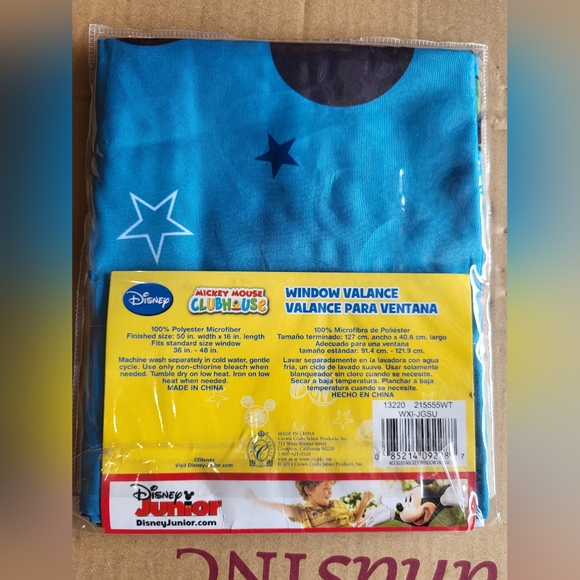 Mickey Mouse Window Valance - Picture 2 of 3